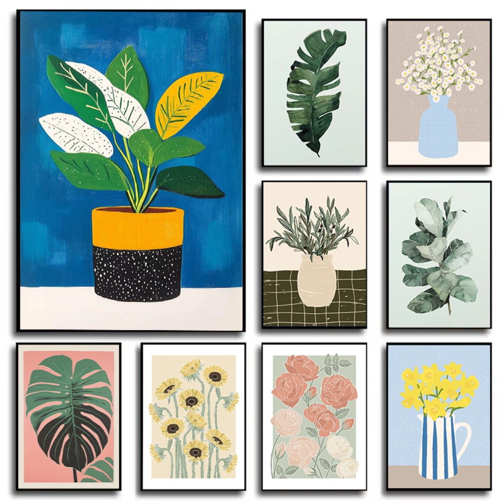 Garden Flower Vase Art Poster  - đánh giá và giá Florist Supply Vases