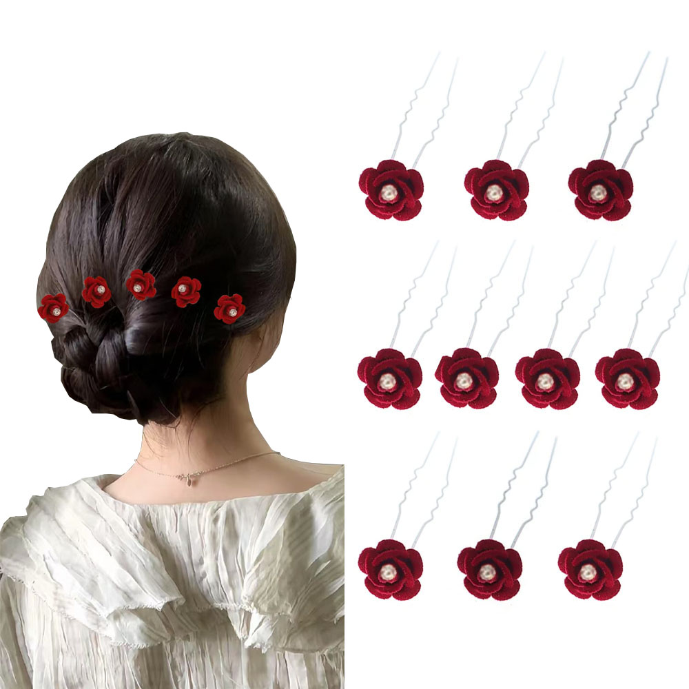 10Pcs Rose Hair Accessories We - đánh giá và giá Supply Florist