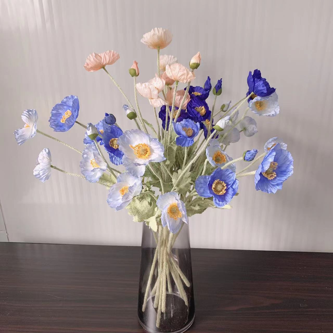 Fake Poppy Silk Flowers Long S - đánh giá và giá Florist Supply Bulk
