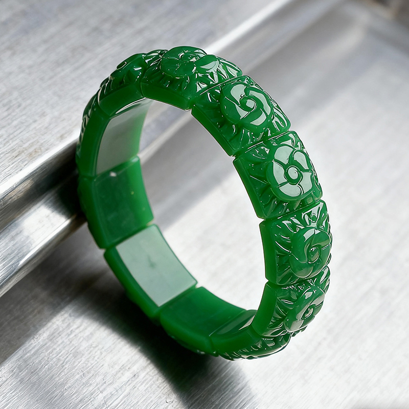 Real Jade Flower Bracelet Bang - đánh giá và giá Supply Florist