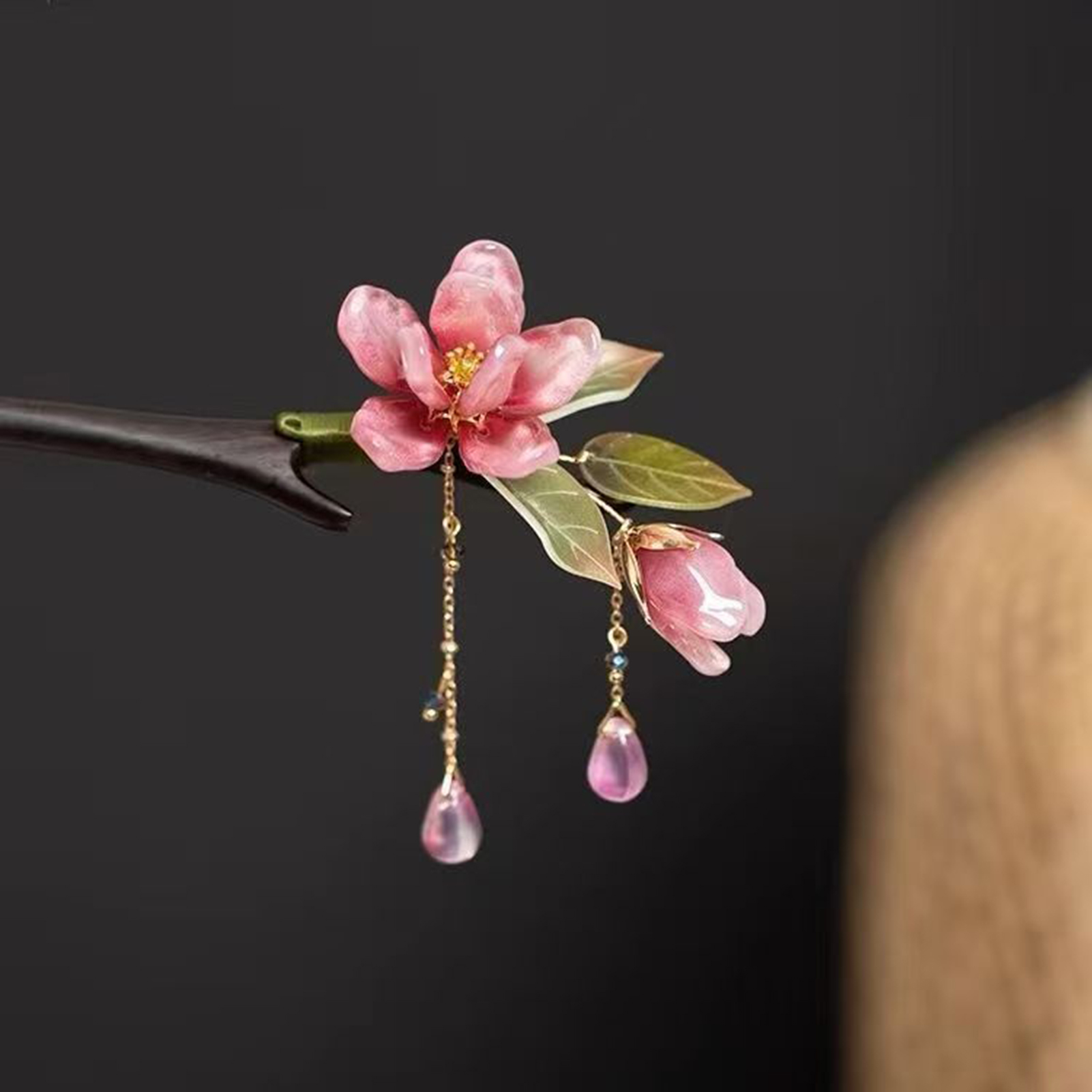 Floral Hair Stick Chinese Styl - đánh giá và giá Supply Florist