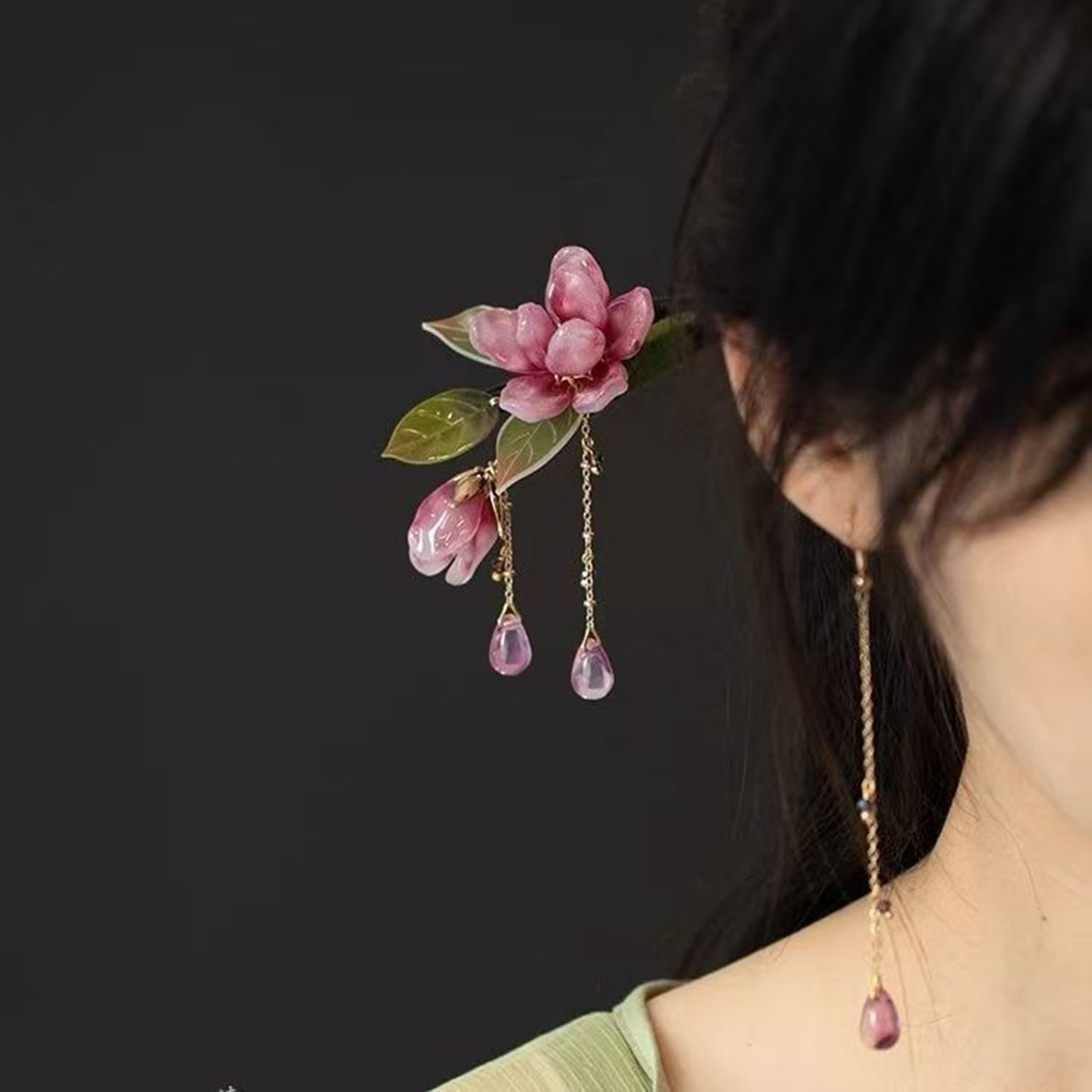 Floral Hair Stick Chinese Styl - đánh giá và giá Supply Florist