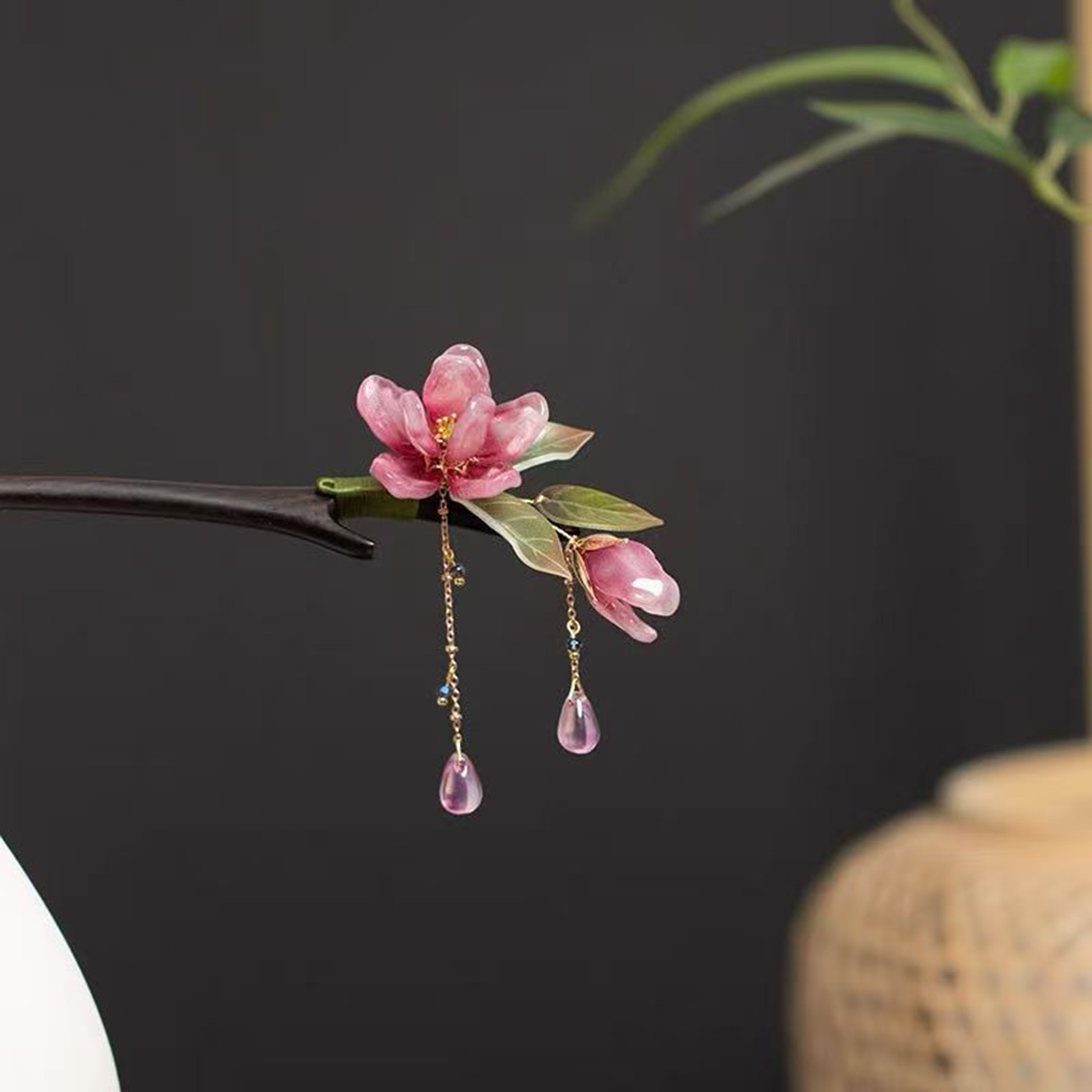Floral Hair Stick Chinese Styl - đánh giá và giá Supply Florist