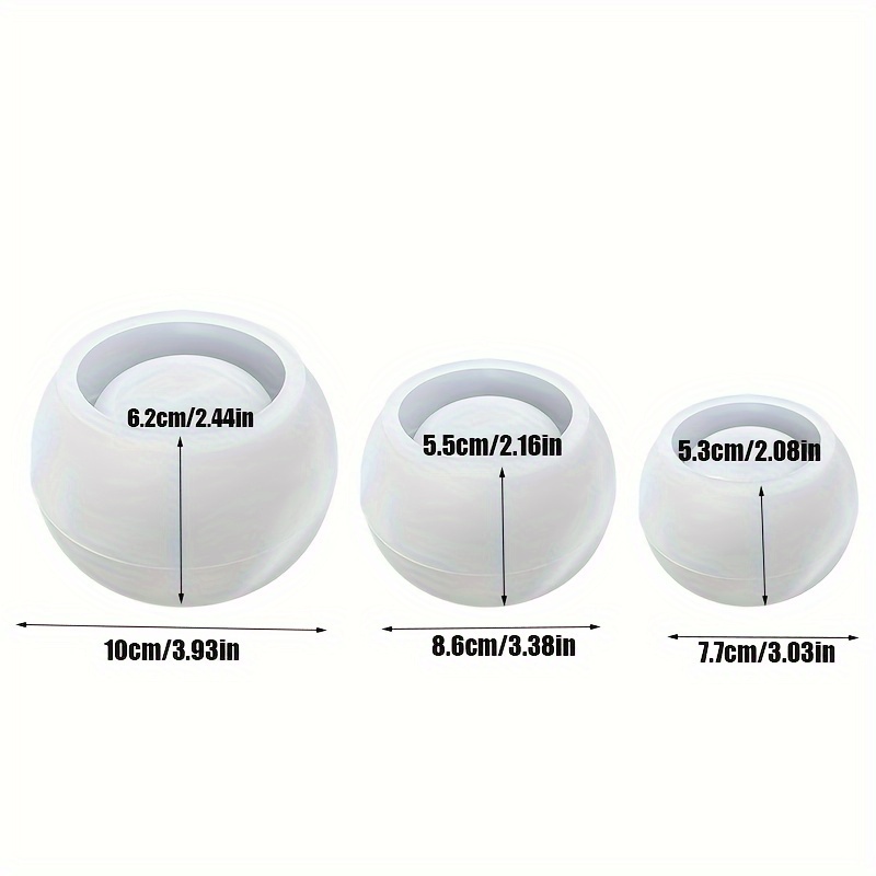 3pcs-Round Flower Pot Silicone - đánh giá và giá Florist Supply Vases