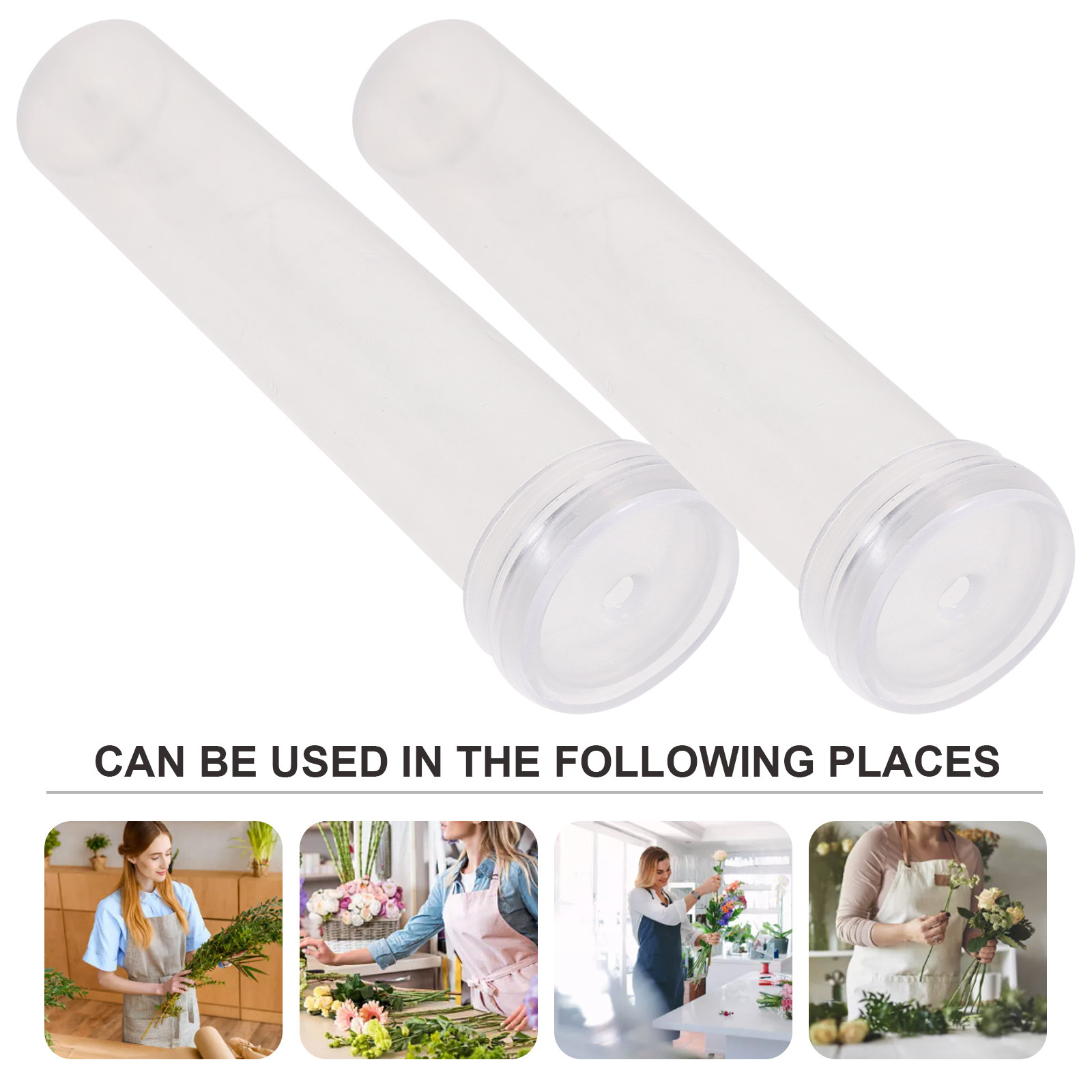 100Pcs Plastic Flower Water Tu - đánh giá và giá Florist Flower Supply