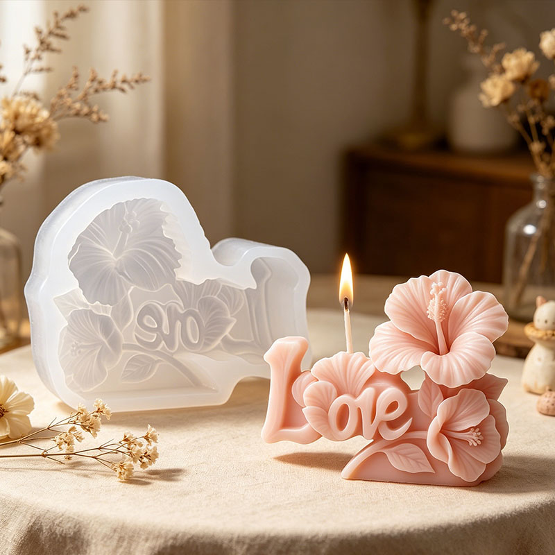 3D Flower Candle Silicone Mold - đánh giá và giá Florist Supply Vases